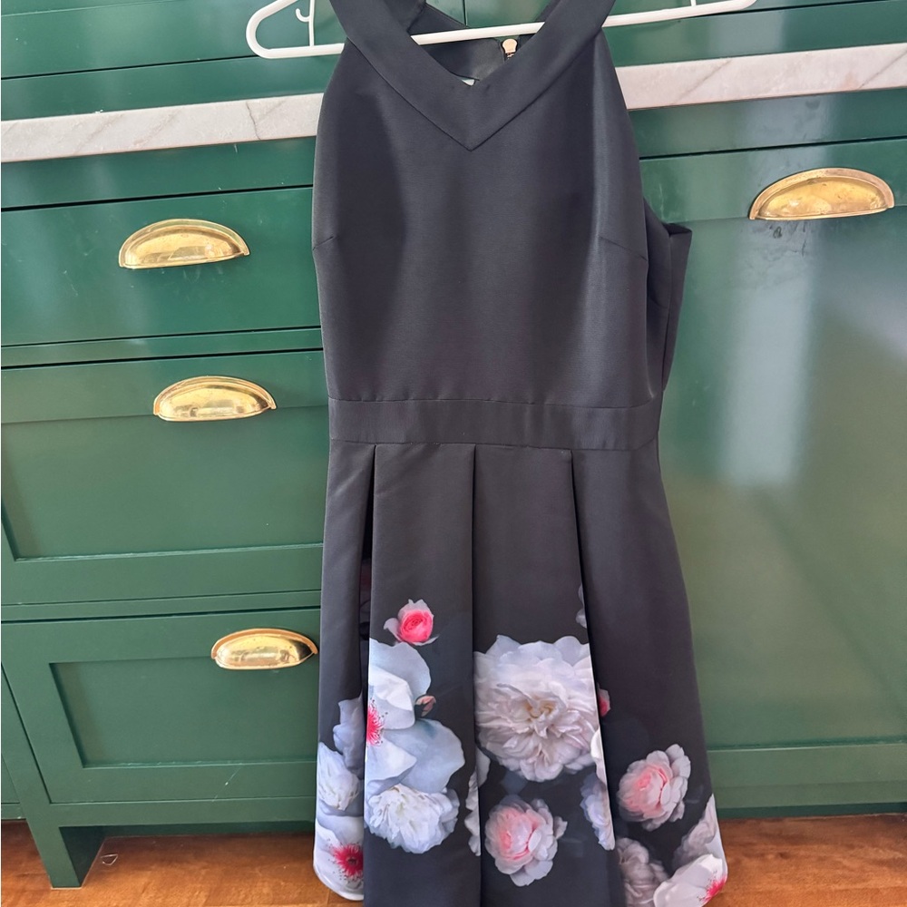 Floral Black Ted Baker Dress